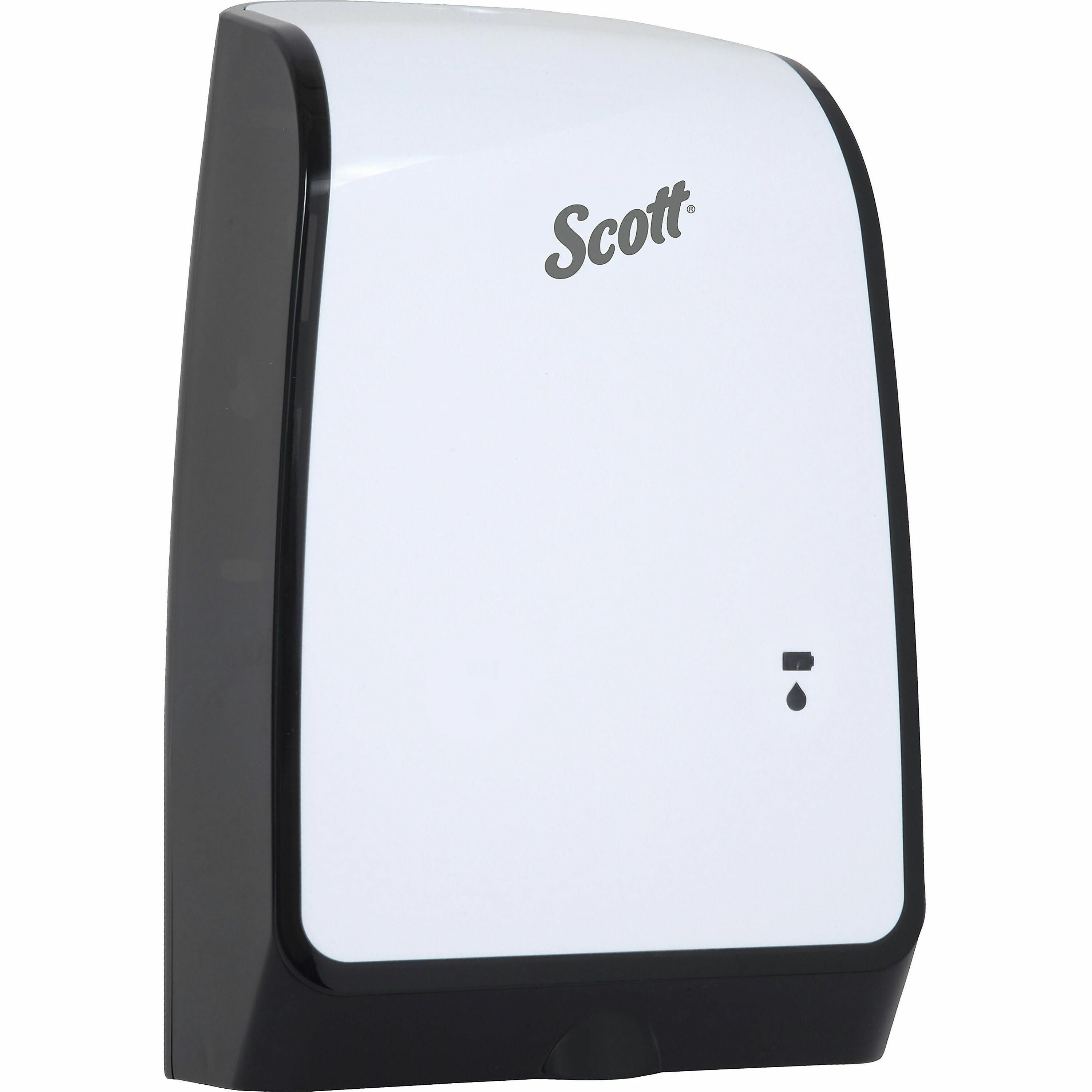 Scott Pro High Capacity Automatic Skin Care Dispenser - Automatic - 1.27 quart Capacity - Support 3 x D Battery - Key Lock, Durable, Touch-free - White - 1 Carton