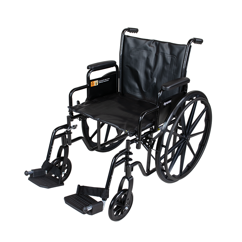 DynaRide S2 Wheelchair - 20" x 18" w/Detach Full Arm FR,  1 Quantity per Case