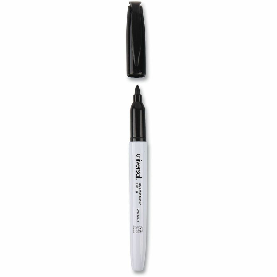 Fine Bullet Marker Point - Black Ink - Dry - General Purpose - 1 Dozen