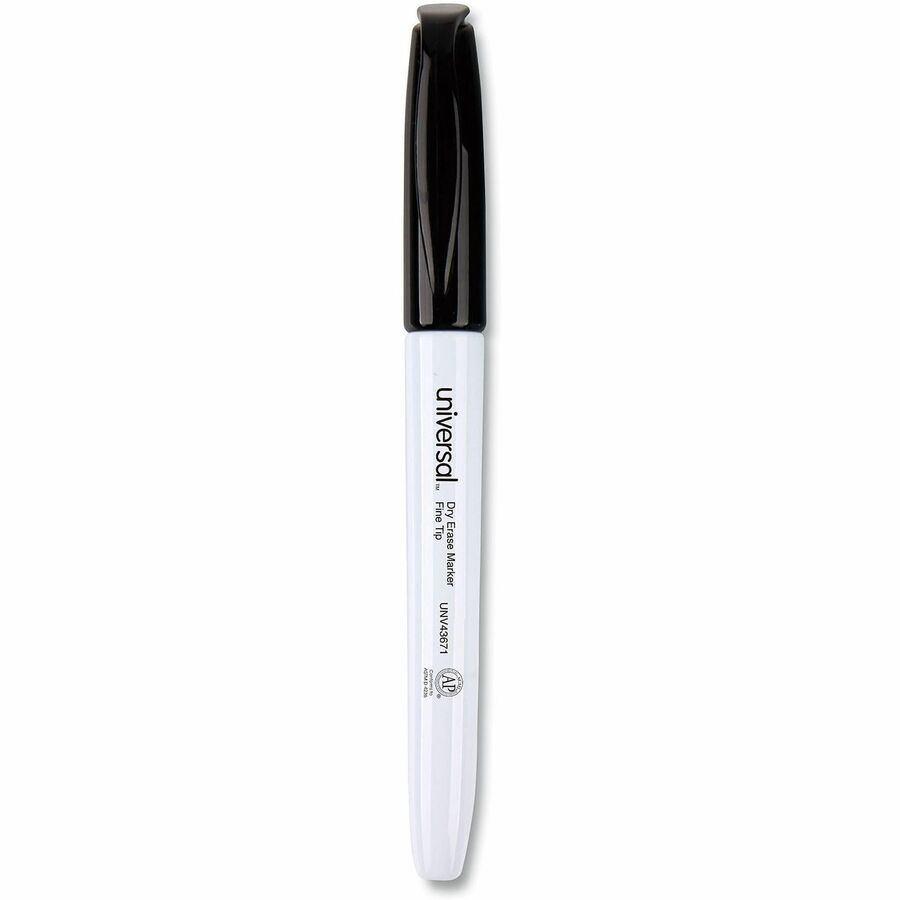 Fine Bullet Marker Point - Black Ink - Dry - General Purpose - 1 Dozen