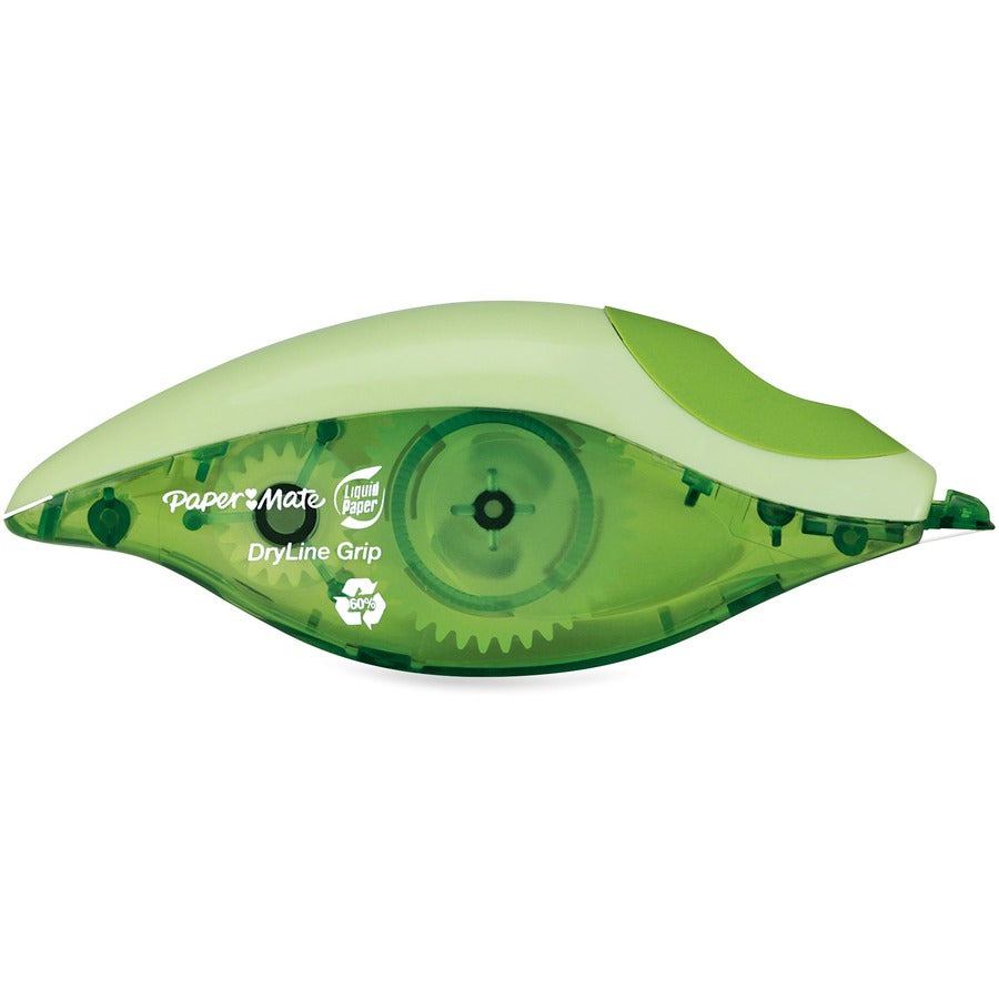 0.20" Tape Width x 27.90 ft Tape Length - 1 Line(s) - Ergonomic Green Dispenser - Tear Resistant, Break Resistant, Quick Drying, Comfortable Grip - Green - 1 Each