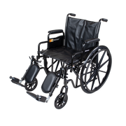 DynaRide S2 Wheelchair - 20" x 18" w/ Detach Full Arm ELR,  1 Quantity per Case