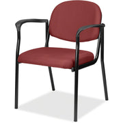 Eurotech Dakota Guest Chair With Arms - Tulip Seat Color - Fabric Seat Material - Tulip Back Color - Fabric Back Material - Steel Frame Material - Four-legged Base - Shire Tulip - 1 Each
