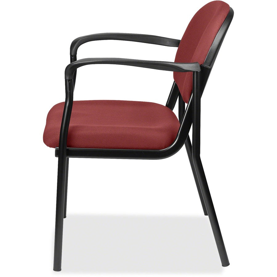 Eurotech Dakota Guest Chair With Arms - Tulip Seat Color - Fabric Seat Material - Tulip Back Color - Fabric Back Material - Steel Frame Material - Four-legged Base - Shire Tulip - 1 Each