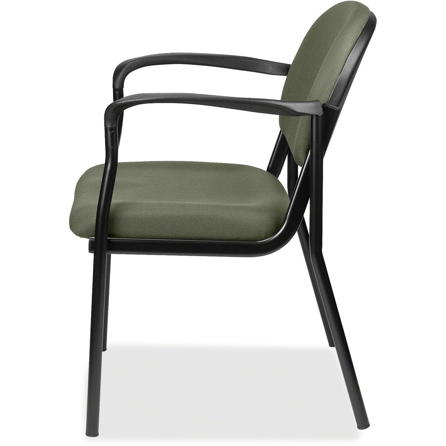 Eurotech Dakota 8011 Guest Chair - Sage Seat Color - Fabric Seat Material - Sage Back Color - Fabric Back Material - Steel Frame Material - Four-legged Base - Shire Sage - 1 Each