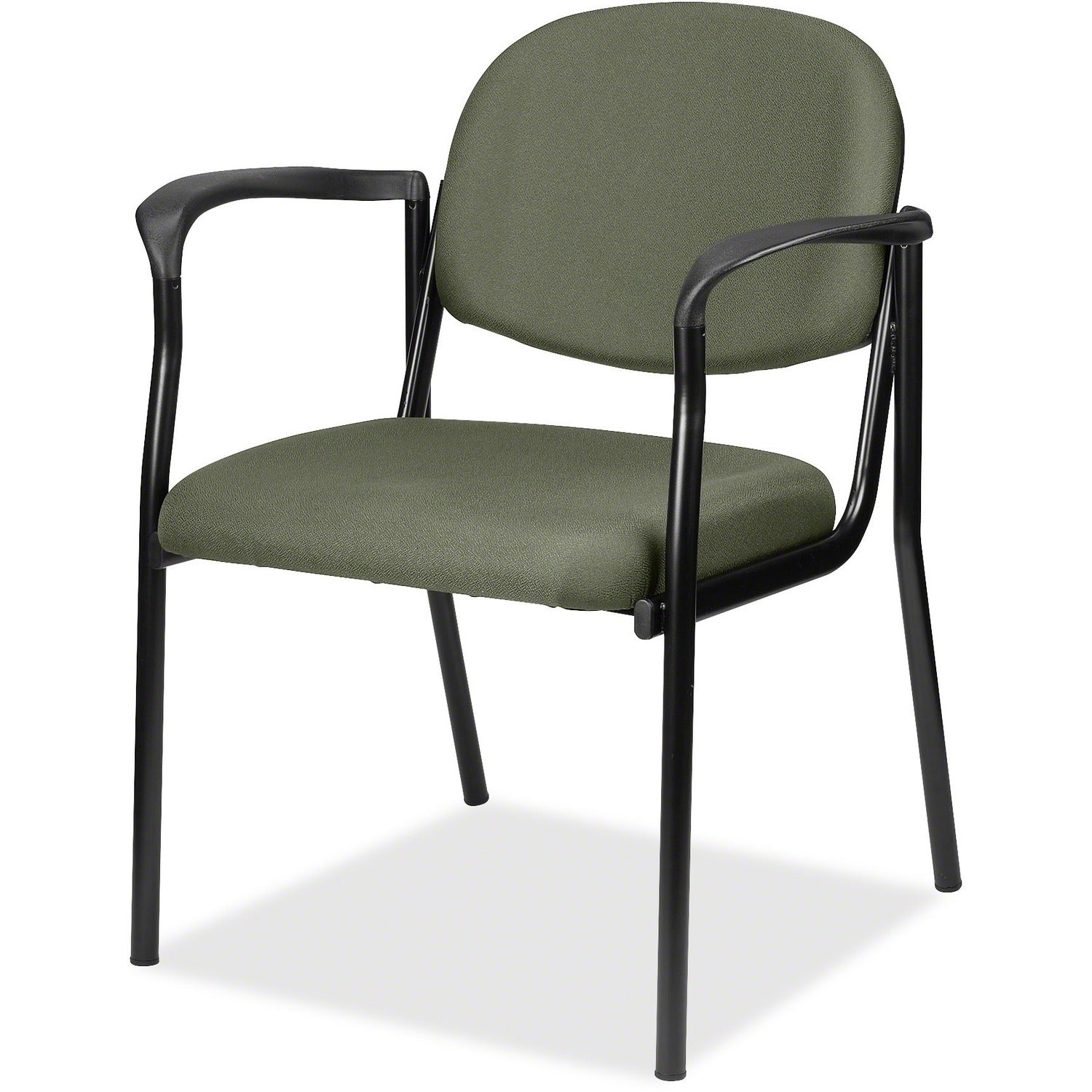 Eurotech Dakota 8011 Guest Chair - Sage Seat Color - Fabric Seat Material - Sage Back Color - Fabric Back Material - Steel Frame Material - Four-legged Base - Shire Sage - 1 Each