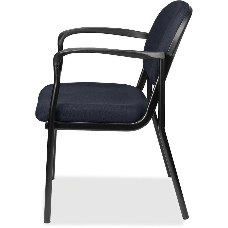 Eurotech Dakota 8011 Guest Chair - Navy Seat Color - Fabric Seat Material - Navy Back Color - Fabric Back Material - Steel Frame Material - Four-legged Base - Perfection Navy - 1 Each