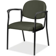 Eurotech Dakota 8011 Guest Chair - Olive Green Seat Color - Fabric Seat Material - Olive Green Back Color - Fabric Back Material - Steel Frame Material - Four-legged Base - Perfection Olive Green - 1 Each