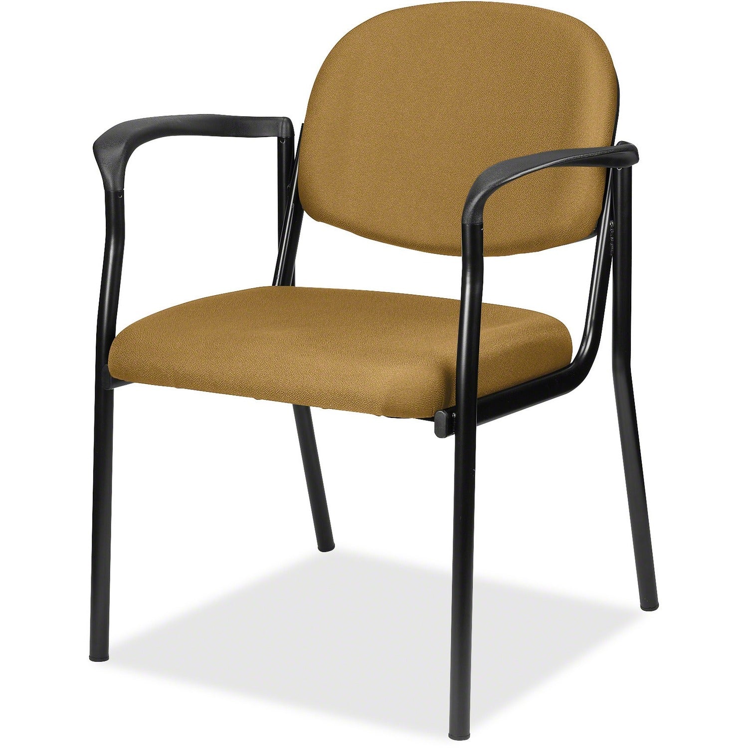 Eurotech Dakota 8011 Guest Chair - Nugget Seat Color - Fabric Seat Material - Nugget Back Color - Fabric Back Material - Steel Frame Material - Four-legged Base - Canyon Nugget - 1 Each