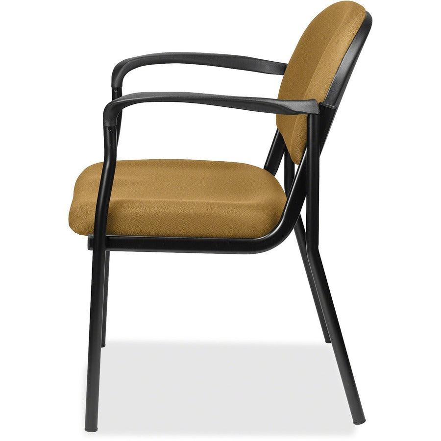 Eurotech Dakota 8011 Guest Chair - Nugget Seat Color - Fabric Seat Material - Nugget Back Color - Fabric Back Material - Steel Frame Material - Four-legged Base - Canyon Nugget - 1 Each