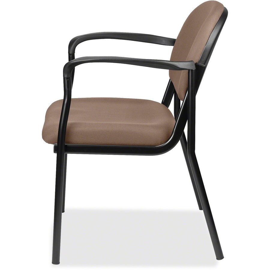 Eurotech Dakota 8011 Guest Chair - Malted Seat Color - Fabric Seat Material - Malted Back Color - Fabric Back Material - Steel Frame Material - Four-legged Base - Dillon Snow - 1 Each