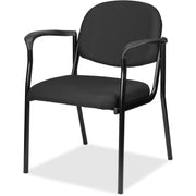 Eurotech Dakota 8011 Guest Chair - Tuxedo Seat Color - Fabric Seat Material - Tuxedo Back Color - Fabric Back Material - Steel Frame Material - Four-legged Base - Expo Tuxedo - 1 Each