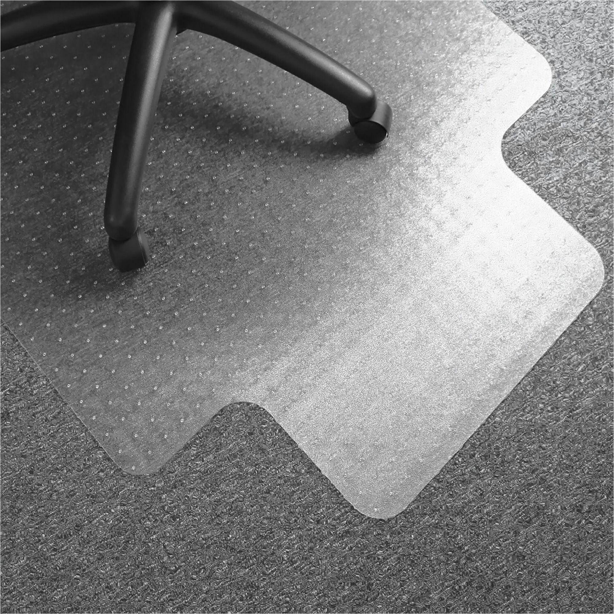 Floortex Computex&reg; Anti-Static Vinyl Lipped Chair Mat for Carpets up to 3/8" - 36" x 48"