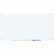 Lorell Dry-Erase Glass Board - 72" (6 ft) Width x 36" (3 ft) Height - Frost Glass Surface - Rectangle - Stain Resistant, Ghost Resistant - Assembly Required - 1 Each