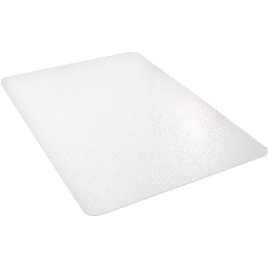 Lorell Big & Tall Chairmat - Carpeted Floor - 36" Width x 48" Depth - Rectangular - Polycarbonate - Clear - 1 Each