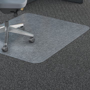 Lorell Big & Tall Chairmat - Carpeted Floor - 36" Width x 48" Depth - Rectangular - Polycarbonate - Clear - 1 Each