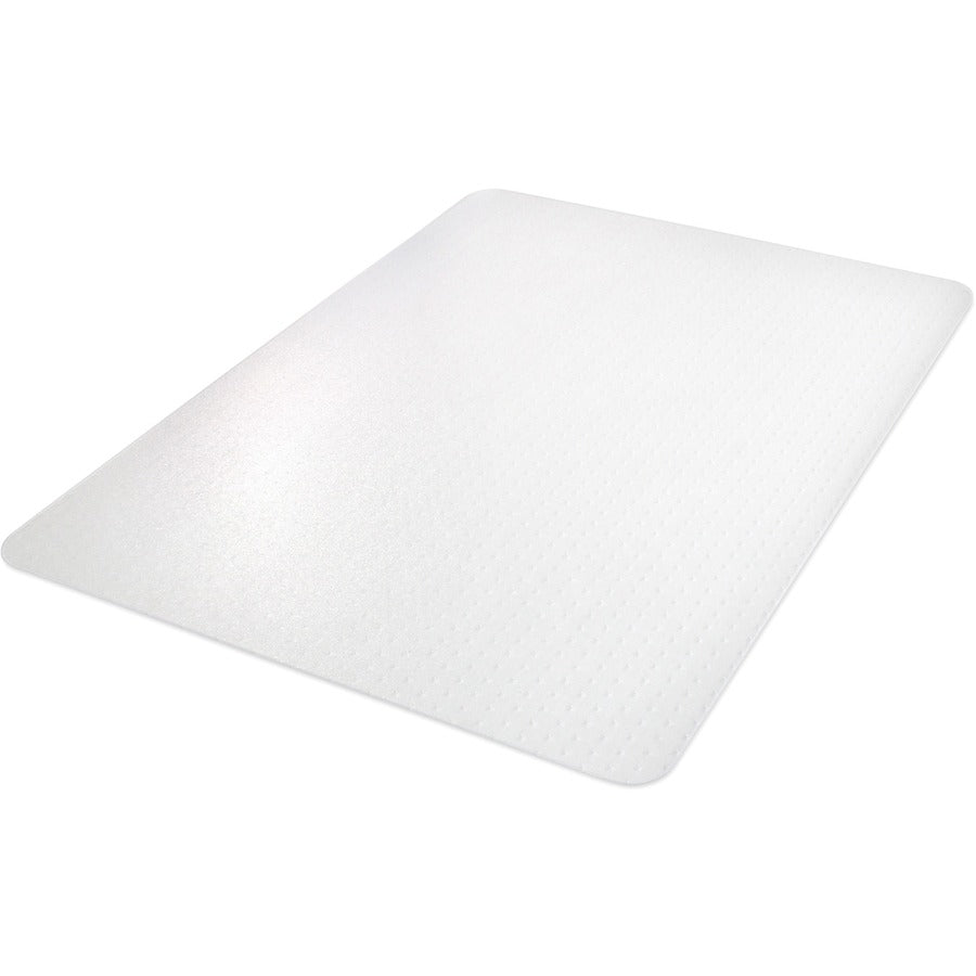 Lorell Big & Tall Chairmat - Carpeted Floor - 45" Width x 53" Depth - Rectangular - Polycarbonate - Clear - 1 Each