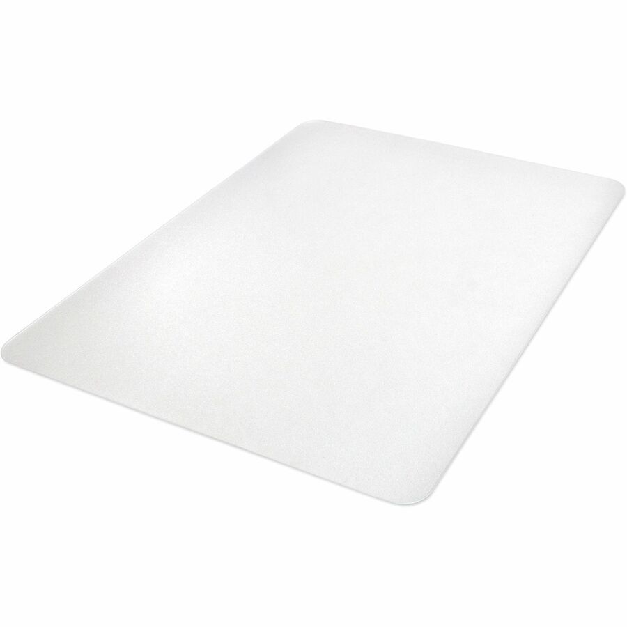 Lorell Big & Tall Chairmat - Hard Floor, Vinyl Floor, Tile Floor, Wood Floor - 48" Length x 36" Width x 0.133" Thickness - Rectangular - Polycarbonate - Clear - 1 Each