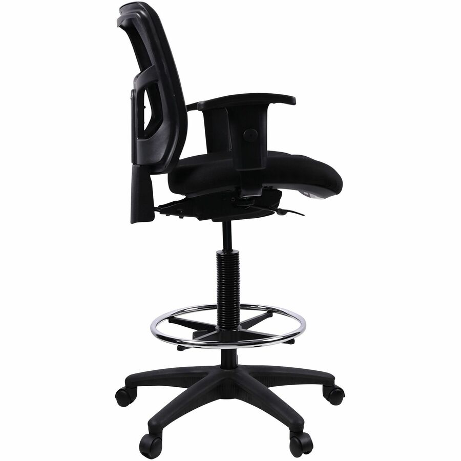 Lorell Ratchet Back Mesh Mid-Back Stool