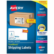 x 2 1/2" Width x 4" Length - Permanent Adhesive - Rectangle - Laser - Matte - White - Paper - Durable, Smudge-free, Jam-free - 8 / Sheet - 100 Total Sheets - 800 Total Label(s) - For Label Printer - 800 / Box