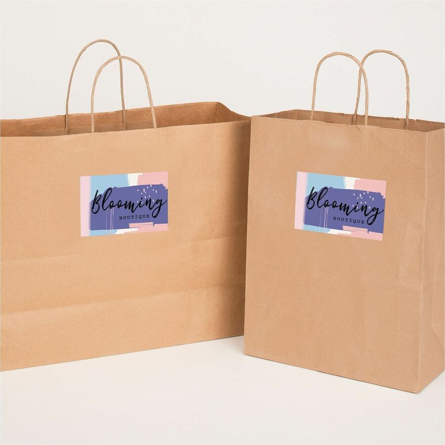 x 2 1/2" Width x 4" Length - Permanent Adhesive - Rectangle - Laser - Matte - White - Paper - Durable, Smudge-free, Jam-free - 8 / Sheet - 100 Total Sheets - 800 Total Label(s) - For Label Printer - 800 / Box