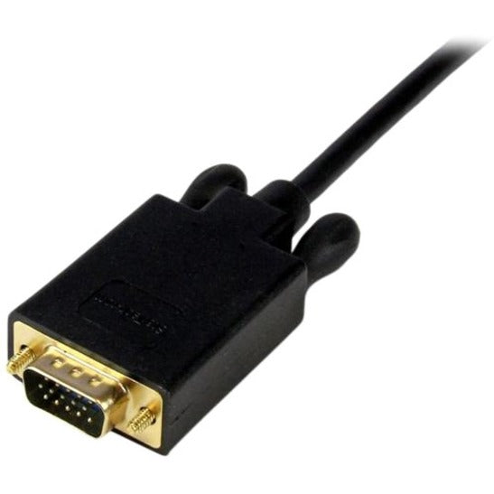 StarTech.com Mini DisplayPort to VGA Video Cable Adapter, 10 ft, Black, 1 Each