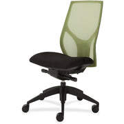 9 to 5 Seating Vault 1460 Armless Task Chair, Black Mesh Back, Black Seat, 5-Star Base, Adjustable Height and Depth, 1 Each