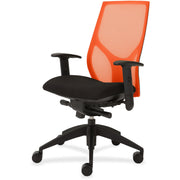 9 to 5 Seating Vault 1460 Task Chair, Black Mesh Back, Black Seat, 5-Star Base, Adjustable Arms and Seat, 1 Each