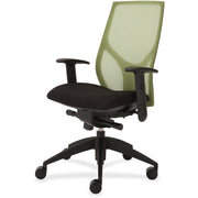 9 to 5 Seating Vault 1460 Task Chair, Black Mesh Back, Black Seat, 5-Star Base, Adjustable Arms, 1 Each