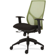 9 to 5 Seating Vault 1460 Task Chair, Black Mesh Back, Black Seat, 5-Star Base, Adjustable Arms and Seat, 1 Each