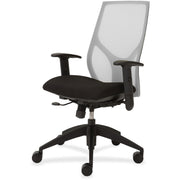 9 to 5 Seating Vault 1460 Task Chair, Black Mesh Back, Black Seat, 5-Star Base, Adjustable Arms and Seat, 1 Each