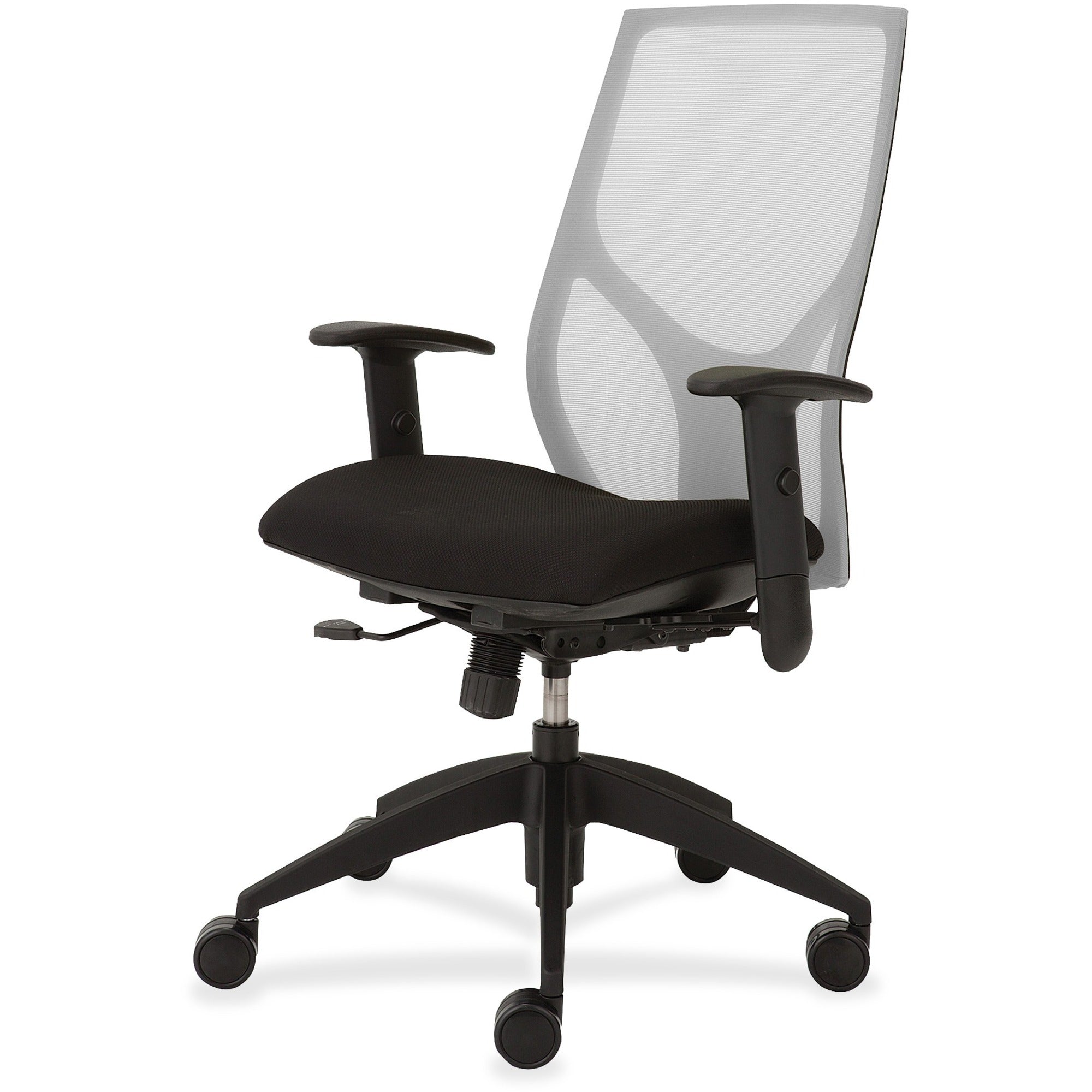 9 to 5 Seating Vault 1460 Task Chair, Black Mesh Back, Black Seat, 5-Star Base, Adjustable Arms and Seat, 1 Each