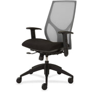 9 to 5 Seating Vault 1460 Task Chair, Black Mesh Back, Black Seat, 5-Star Base, Adjustable Arms and Seat, 1 Each