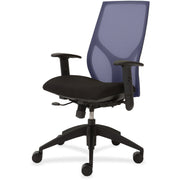 9 to 5 Seating Vault 1460 Task Chair, Black Mesh Back, Black Seat, 5-Star Base, Adjustable Arms and Back, Seat Slider, 1 Each