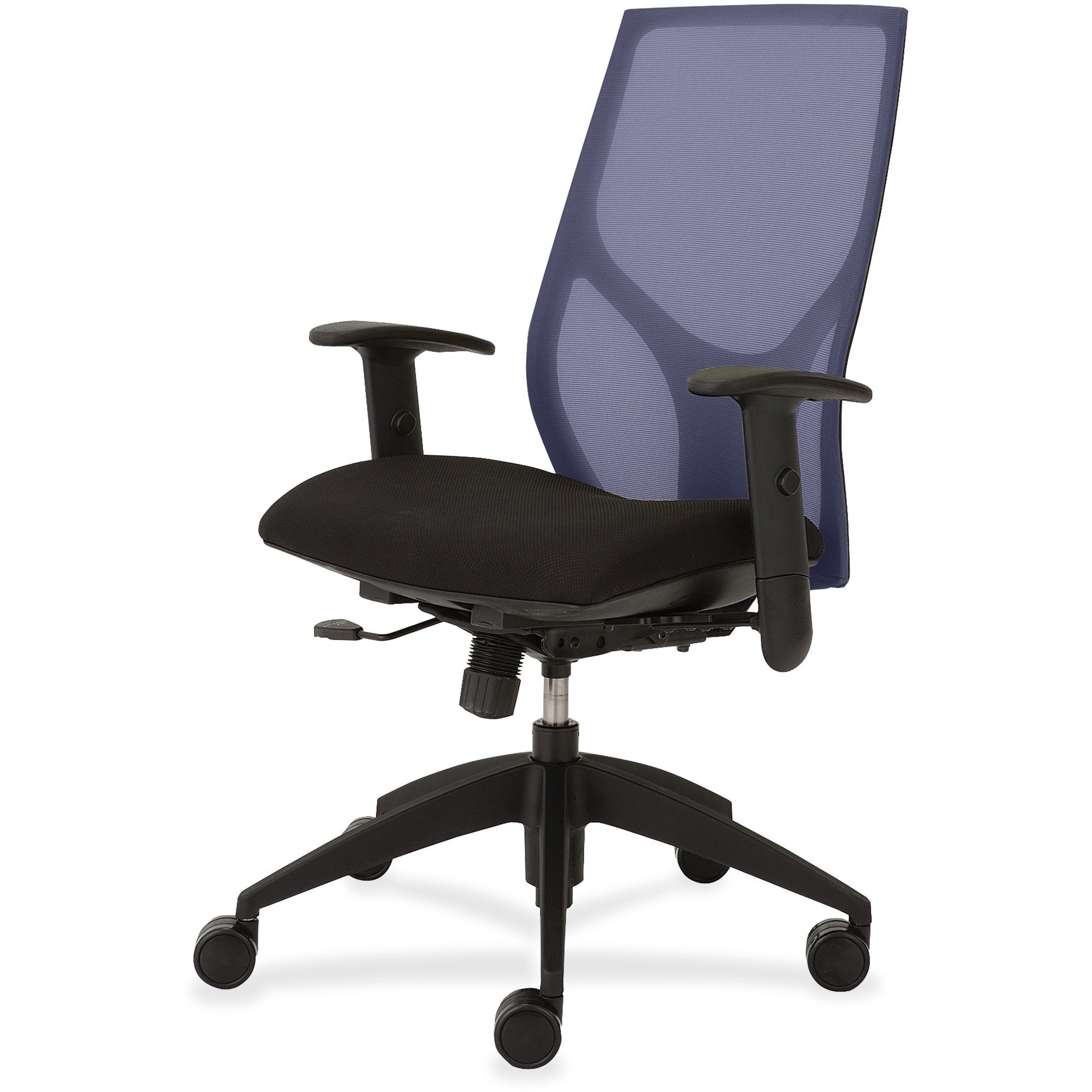 9 to 5 Seating Vault 1460 Task Chair, Black Mesh Back, Black Seat, 5-Star Base, Adjustable Arms and Back, Seat Slider, 1 Each