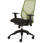 9 to 5 Seating Vault 1460 Task Chair, Black Seat, Mesh Back, 5-Star Base, Adjustable Arms and Back, 1 Each