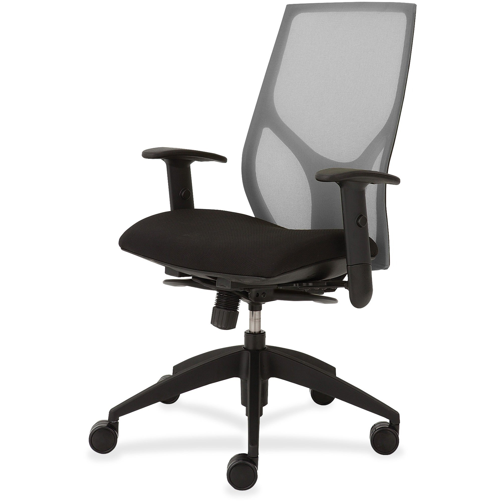 9 to 5 Seating Vault 1460 Task Chair, Black Mesh Back, Black Seat, 5-Star Base, Adjustable Arms and Back, 1 Each