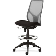 9 to 5 Seating Vault 1468 Armless Task Stool, Black Seat, 5-Star Base, Adjustable Height, 1 Each