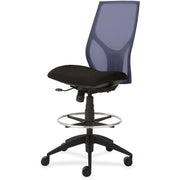 9 to 5 Seating Vault 1468 Armless Task Stool, Black Seat, 5-Star Base, Adjustable Height, 1 Each