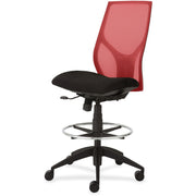 9 to 5 Seating Vault 1468 Armless Task Stool, Black Seat, 5-Star Base, Adjustable Height, 1 Each