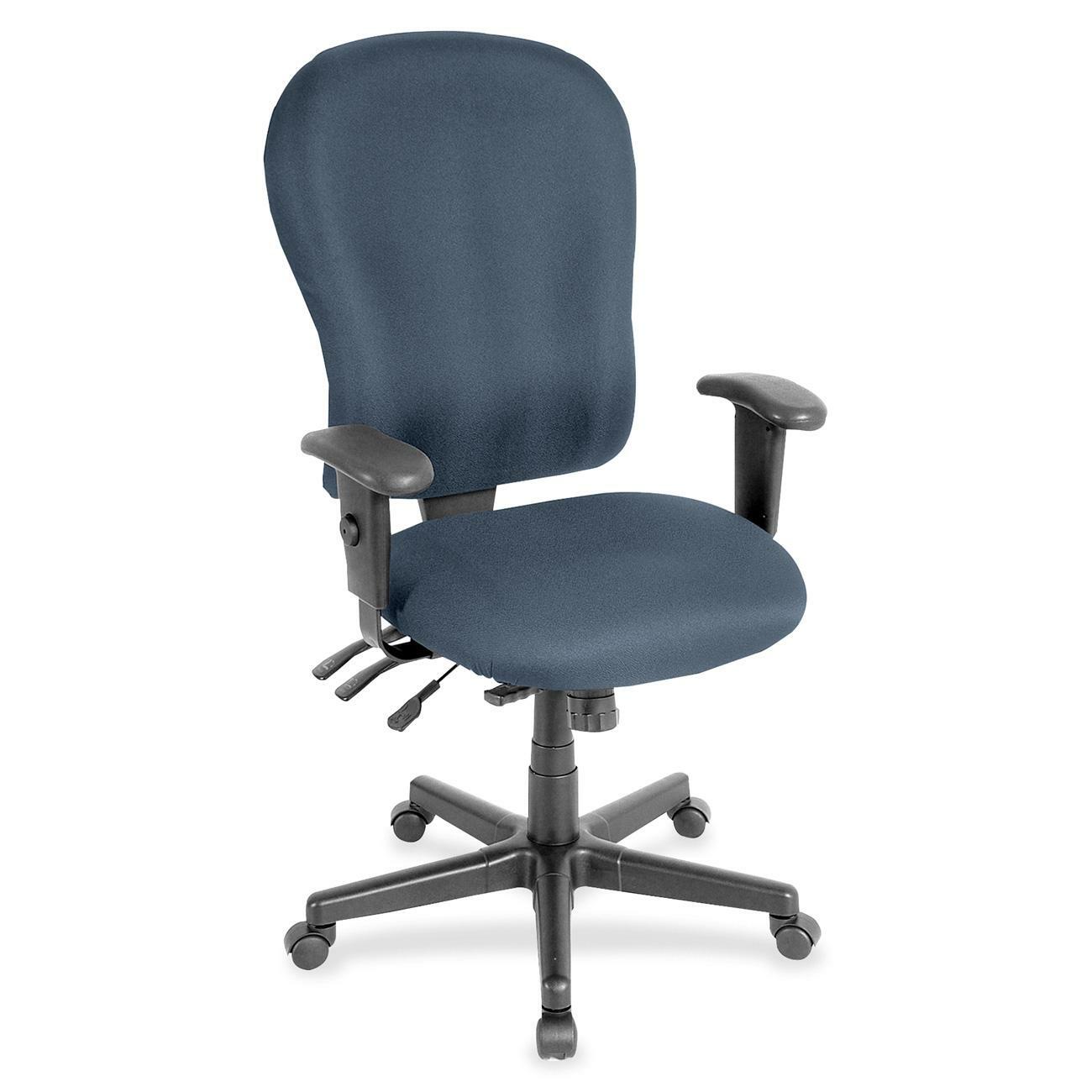 Eurotech 4x4 XL FM4080 High Back Chair, Fabric, Chesapeake Color, 5-Star Base, Adjustable Seat and Back, 1 Each