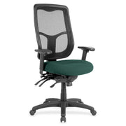 Eurotech Apollo High Back Multi-funtion Task Chair - Chive Seat Color - Fabric Seat Material - 5-star Base - Forte Chive - 1 Each