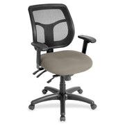 Eurotech Apollo Task Chair, Fossil Fabric Seat, Mesh Back, Adjustable Arms and Back, 5-Star Base, Insight Fossil Color, 1 Each