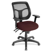 Eurotech Apollo Task Chair - Burgundy Seat Color - Fabric Seat Material - 5-star Base - Perfection Burgundy - 1 Each
