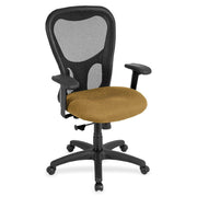 Eurotech Apollo MM9500 Highback Executive Chair, Nugget Fabric Seat, Mesh Back, 5-Star Base, Canyon Nugget, 1 Each