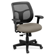 Eurotech Apollo Task Chair, Fossil Fabric Seat, Mesh Back, 5-Star Base, Adjustable Arms and Seat, 1 Each