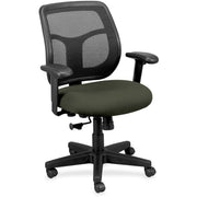Eurotech Apollo MT9400 Mesh Task Chair, Olive Green Fabric Seat and Back, 5-Star Base, Adjustable Arms and Seat, 1 Each