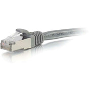 C2G 30ft Cat6 Snagless Shielded (STP) Network Patch Cable - Gray
