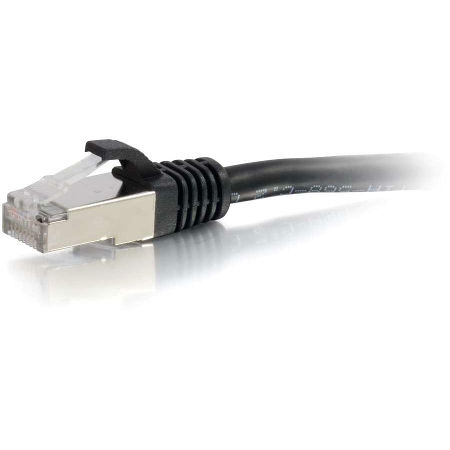 C2G 35ft Cat6 Snagless Shielded (STP) Ethernet Network Patch Cable - Black