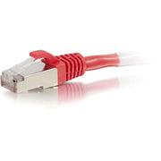 C2G 8ft Cat6 Snagless Shielded (STP) Ethernet Network Patch Cable - Red